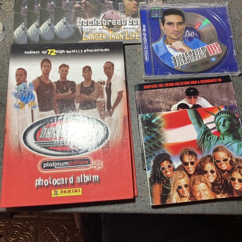 BACKSTREET BOYS Platinum Edition Panini Full Photocards Official Album box lot - Picture 1 of 17