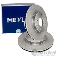 2X Meyle Bremsscheiben 256Mm BelÜFtet Vorne Passend FüR KIA Picanto | 28-15 521