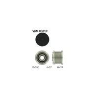 Generatorfreilauf SKF VKM 03819 FüR MERCEDES-BENZ