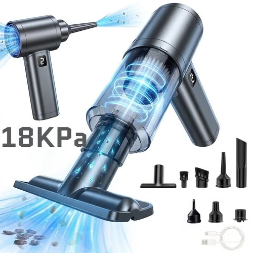 4in1 Car Home Brushless Vacuum Cleaner Air Blower Cordless Handheld Mini deal from eBay