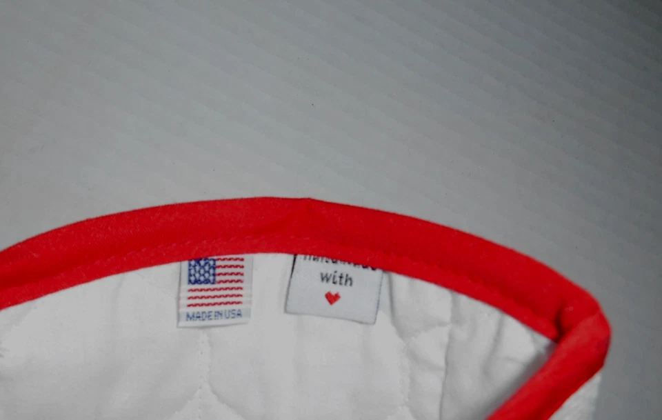 Quilted Christmas Stocking Cross Stitch (Charles Craft Aida Cuff) PUPPY DOGS 12" - Image 4 of 4