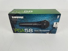 Shure PGA58 Dynamic Vocal Microphone   New Old Stock NOS 