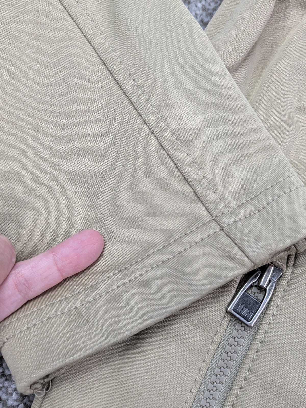 Helly Hansen Jacket Mens Medium Tan Softshell Ful… - image 14