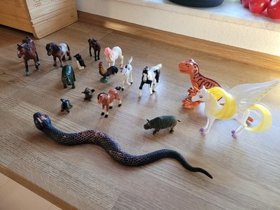 TOP! 16 Tierfiguren, Schleich usw.