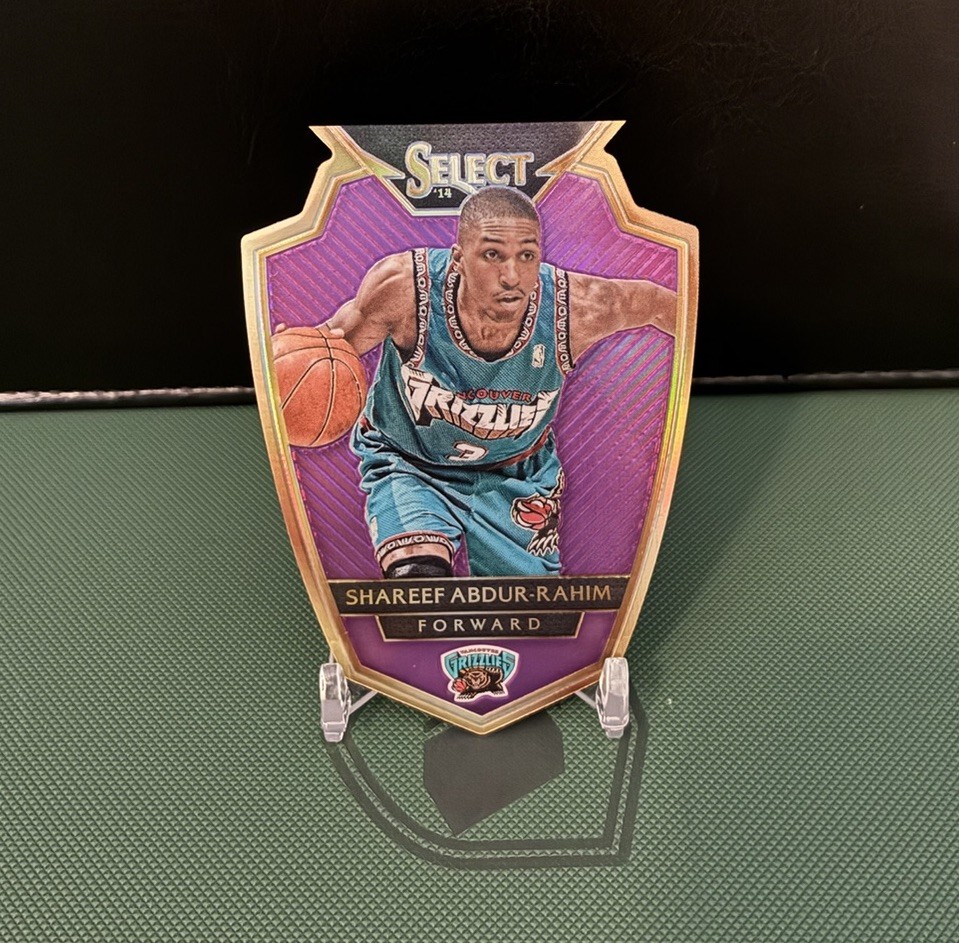 2014-15 Select Premier Level Purple Die-Cut Prizm 69/99 Shareef Abdur-Rahim