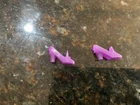 Vintage Barbie Doll Purple Pilgrim Heels / Shoes Near Mint ~ 1960's
