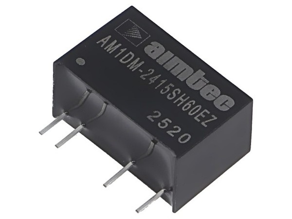 AM1DM-2415SH60EZ Wandler: Dc/Dc 1W Ueing: 21,6-26,4VDC Uausg: 15VDC Iausg: 67Ma-image