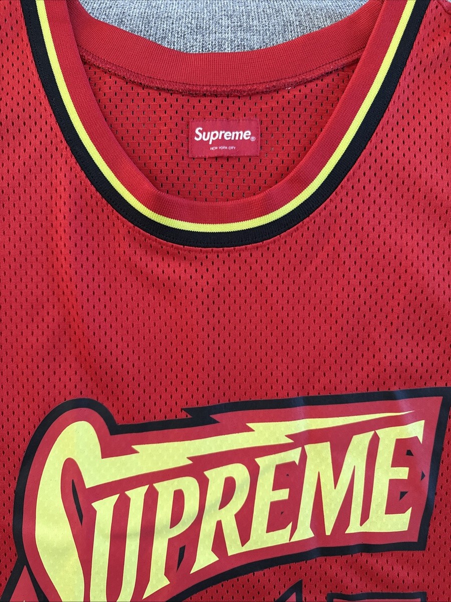 SUPREME Bolt Mens Basketball Jersey ~ Red ~ Large | eBay