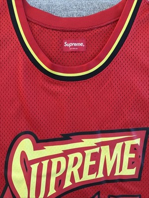 SUPREME Bolt Mens Basketball Jersey ~ Red ~ Large | eBay