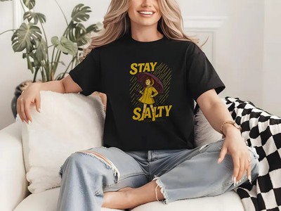 Stay Salty No Ice Please Comfort Tee Vintage Retro Funny