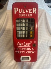 Antique Pulver Gum Vending Machine