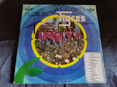 Los Tigres De La Frontera ''Flor De Las Flores'' Discos Cronos Mexico Lp Record
