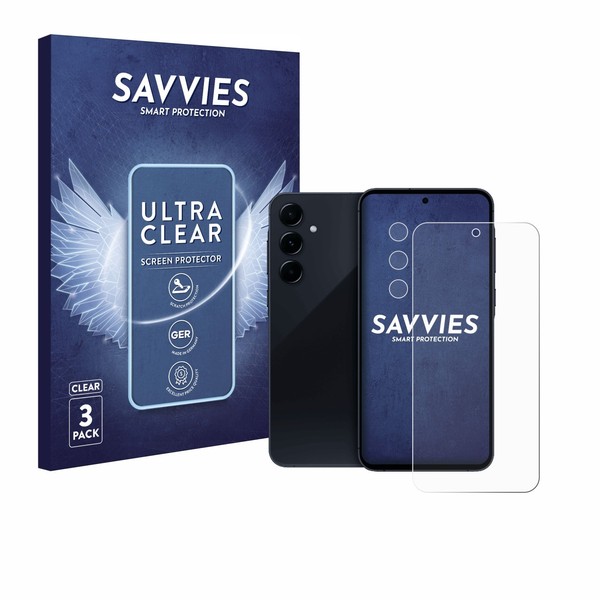 6X Schutzfolie Samsung Galaxy A55 5G Enterprise Edition (Display+Kamera) Display-image