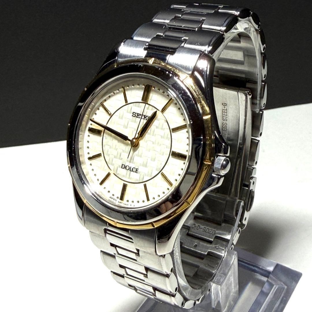 Mens Steel 8J41 Timepiece Quartz Watch Stainless Dolce 0AFO Gold Seiko - VintageWatches.PK Mens Steel 8J41 Timepiece Quartz Watch Stainless Dolce 0AFO Gold Seiko - vintagewatches.pk