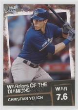 2020 Topps Warriors of the Diamond Gold 16/50 Christian Yelich #WOD-36 o5z