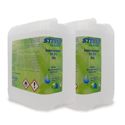 Isopropanol Isopropylalkohol IPA 99,9 % Entfetter 3D Druck 10l StessiClean