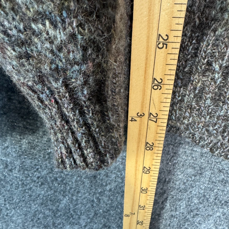 Marshall Fields Sweater Mens XL Gray Argyle Pure Wool Academia Preppy Business - Image 4 of 4