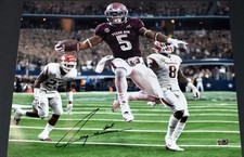 TRAYVEON WILLIAMS AUTOGRAPHED SIGNED TEXAS A&M AGGIES 16x20 PHOTO COA
