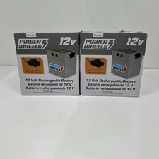 New Lot Of 2 Fisher Price Power Wheels 12 volt battery 12Ah
