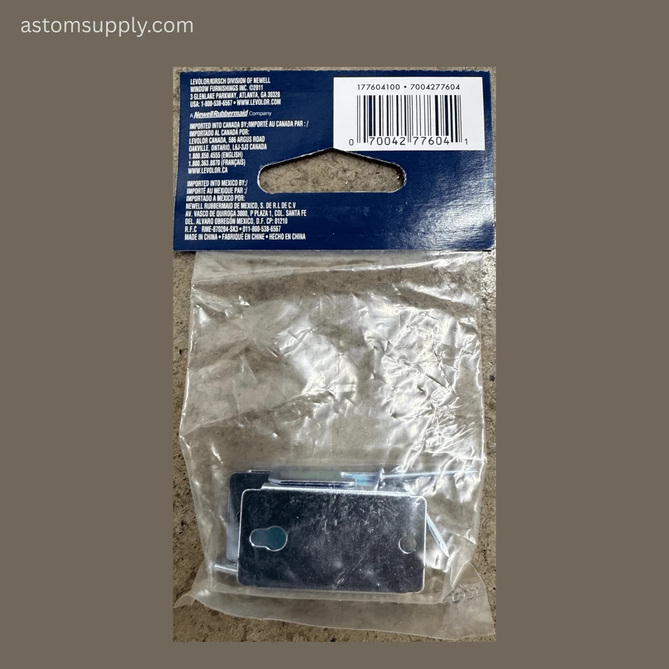 Soportes de varilla de cortina doble Levolor - Modelo 177604100 - Caja de 25 unidades (sellada) Foto 4 de 4