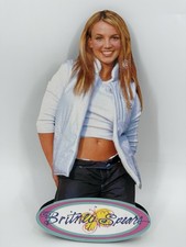 1999 Polar Britney Spears Wooden Freestanding Cutout Standee 12” Standup