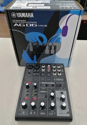 Yamaha AG06MK2 Audio Interface 6 Kanal USB Mixer für Live Performance