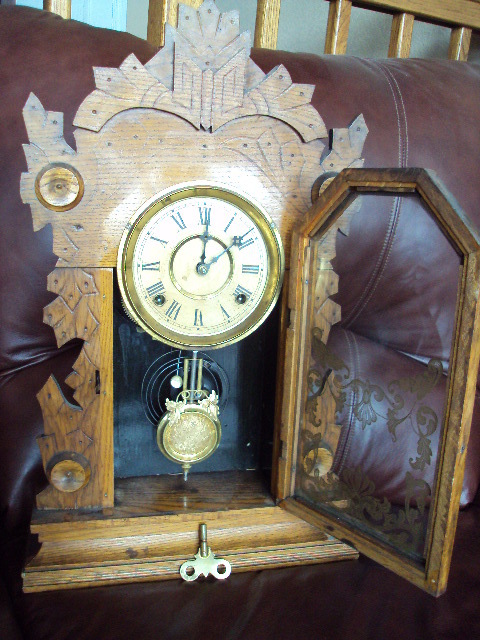RARE! ANTIQUE WILLIAM L GILBERT PARLOUR CLOCK1879 LOOK | eBay