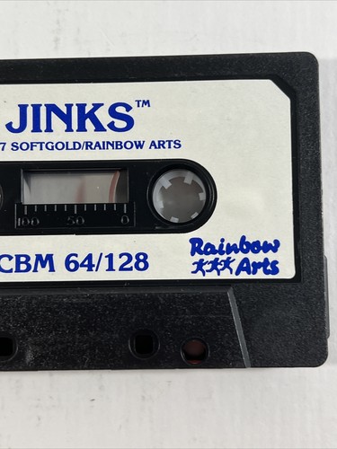 Jinks Go Game Commodore 64 C64 128 Softgold Rainbow Arts Cassette Tape Original - Picture 12 of 19