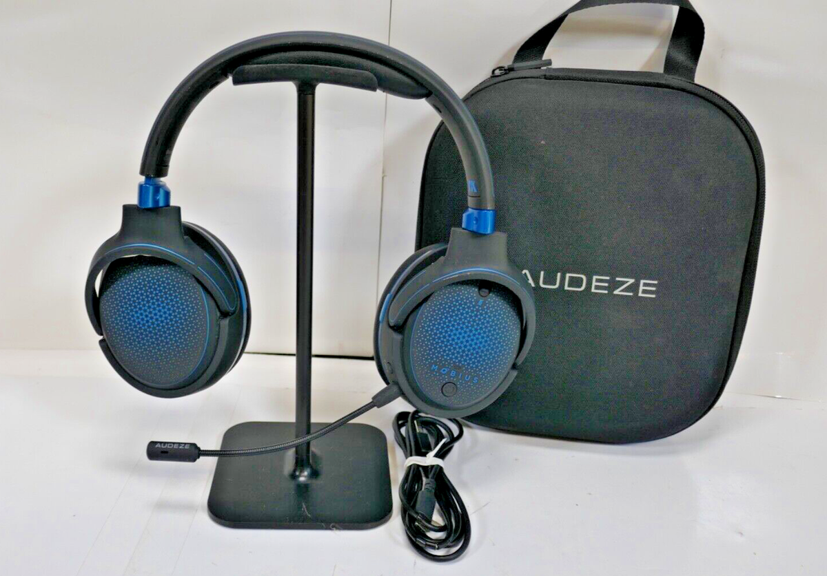 Audeze Mobius Wireless 3D Bluetooth Gaming Headphones Blue