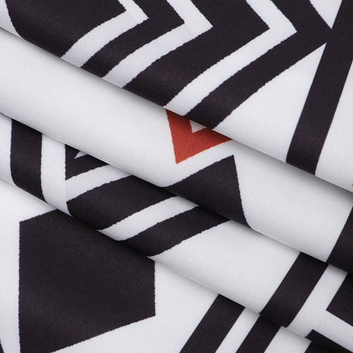 Women Print VNeck Long Sleeve Long Dress Ladies Holiday Swing A-Line Dress Loose - Picture 12 of 19