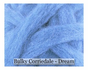 Corriedale Wool Sliver Flesh