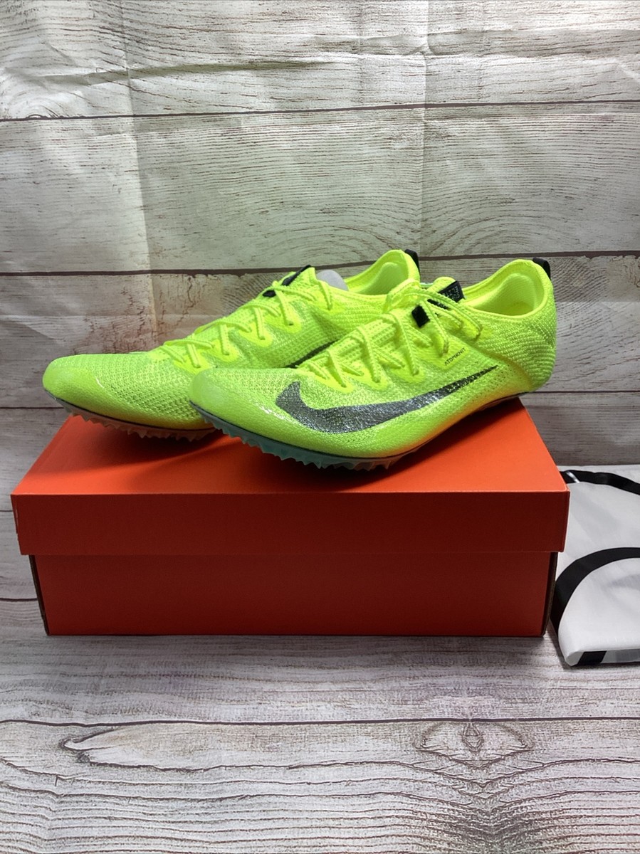 Nike Zoom Superfly Elite 2 Track Spike Shoes Sz 8 Volt, Mint