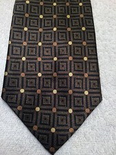 ALEXANDER JULIAN MENS TIE PINE GREEN BLACK FRAME TILES 4 X 59