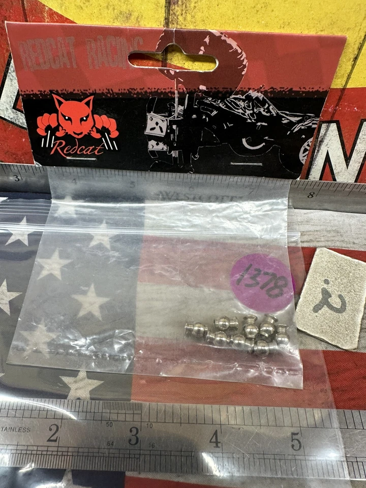 Extremos de bola de suspensión/amortiguador REDCAT RACING RCL-H005 8 piezas. Foto 4 de 4