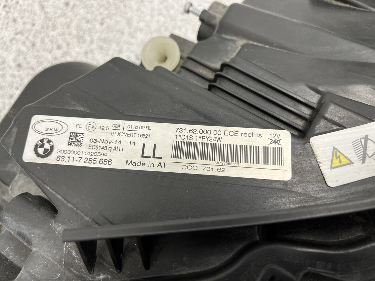 BMW F34 318D , Scheinwerfer Bi-Xenonlicht AHL rechts, 63117355560 GW-6904K-7JR