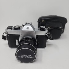 Pentax Spotmatic SP II 35mm SLR Film Camera with Super Takumar 55mm f/2 Lens
