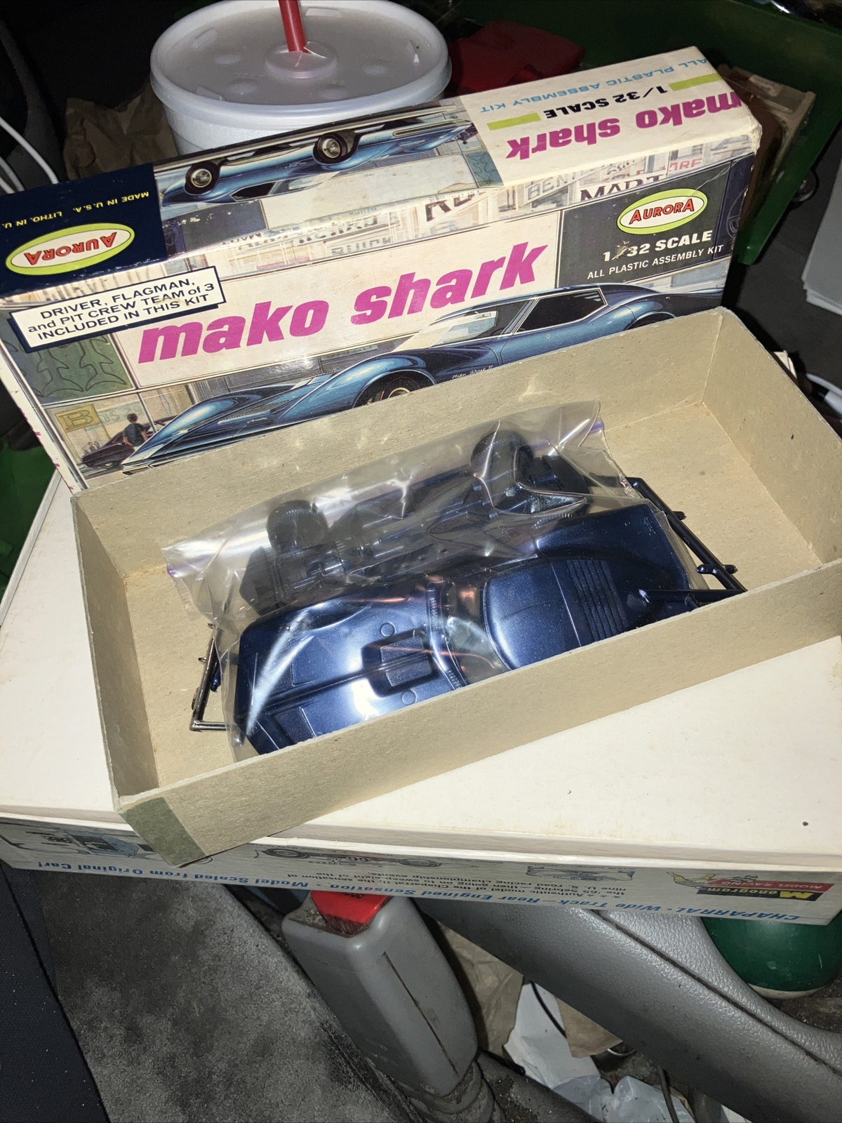 Vintage Aurora Model Kit Mako Shark 1/32 eBay