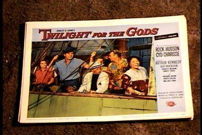 TWILIGHT FOR THE GODS 1958 LOBBY CARD #3 ROCK HUDSON | eBay