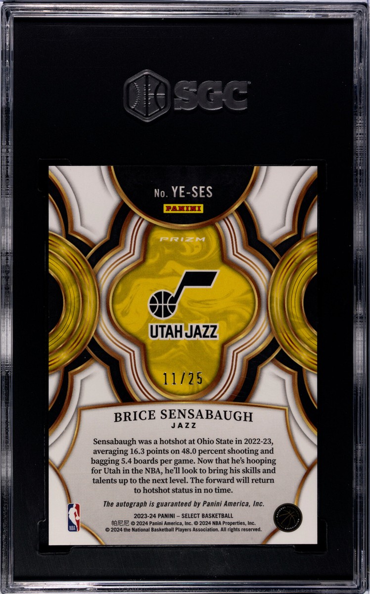 Fragment Players Association ヨーヨー 2023-24 Panini Select - Youth Explosion Signatures Brice