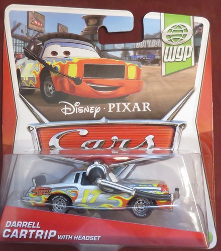 DARRELL CARTRIP WITH HEADSET, 1/55 DISNEY PIXAR CARS, WGP