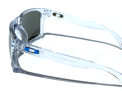 NEW Oakley HOLBROOK XL Clear POLARIZED Galaxy Chrome Mirror