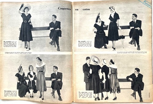 ELLE Magazine n° 181 du 16 Mai 1949 ancienne revue de mode Spécial été 1949 - Foto 3 di 6