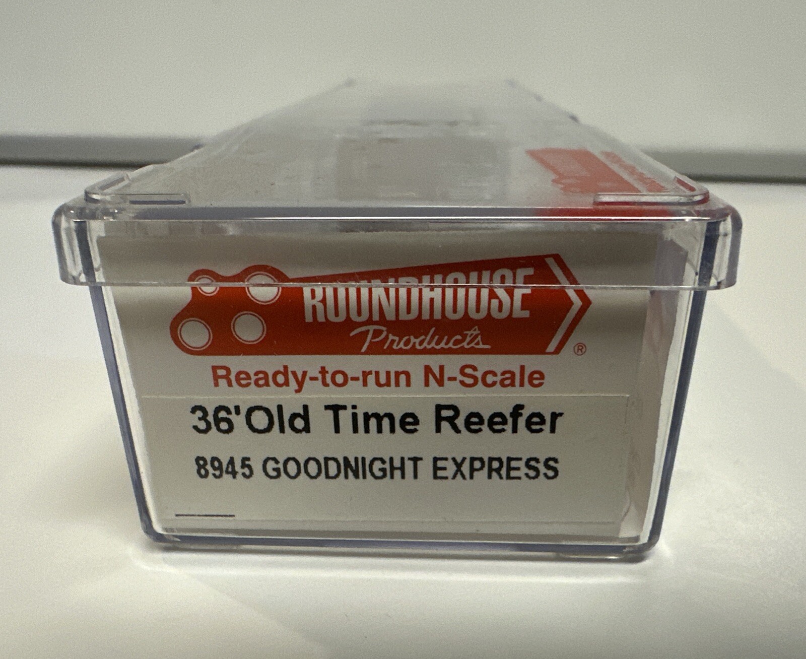 Roundhouse N Scale Goodnight Express Line 36' Old Time Reefer Car 1999