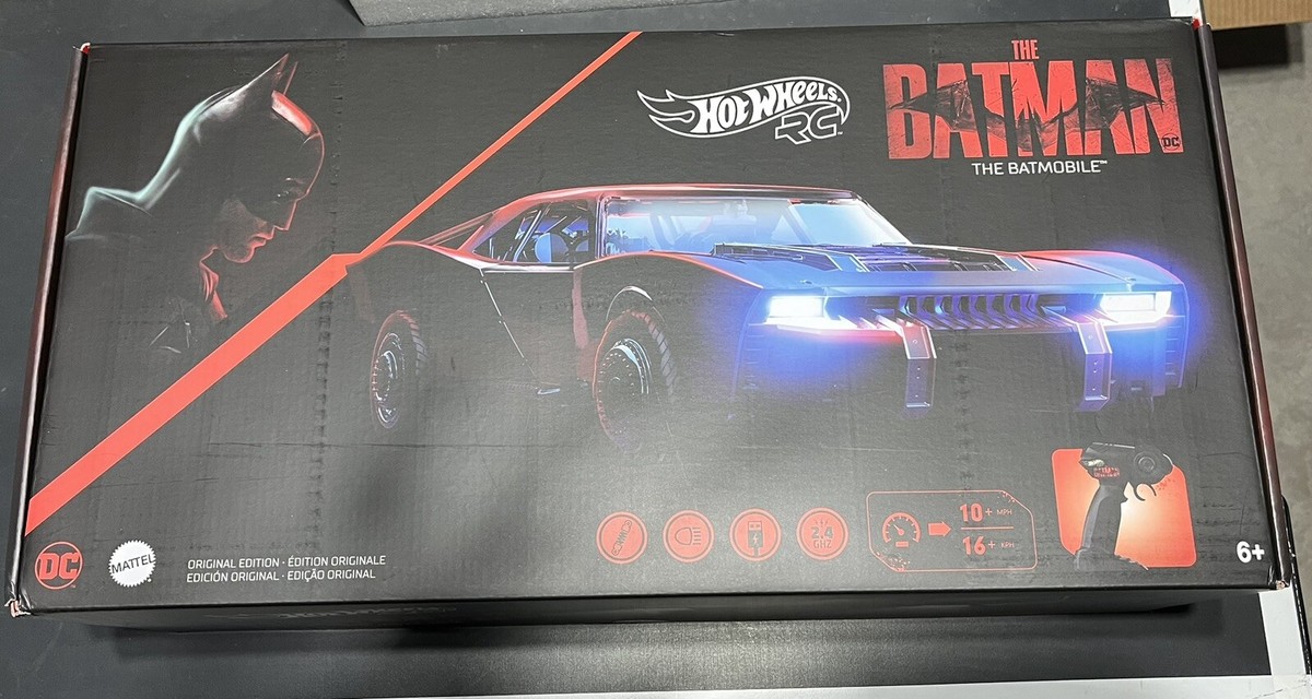 MATTEL Hot Wheels R/C The BATMAN Original Batmobile 1:10 Brand New