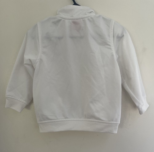 Puma Sport Lifestyle Baby Boys Red Stripe 100% Polyester Track Jacket White 18 M - Picture 6 of 6