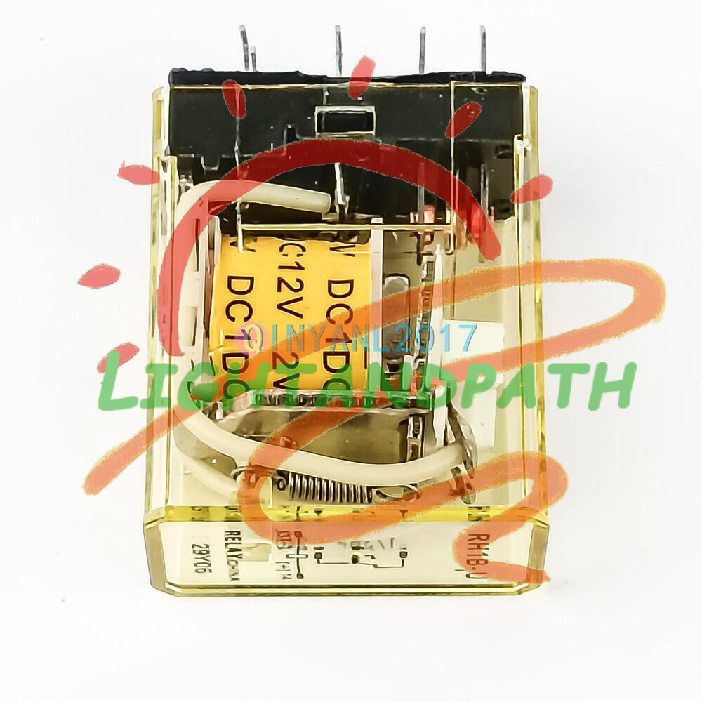 Lotto 10 Relè Intermedi IDEC RH1B-U DC12V - 10A 12VDC, Nuovi, Uso Generale