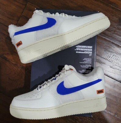 NIKE AIR FORCE ''SHERPA FLEECE'' Women Size 8 DO6680 100 White NO LID