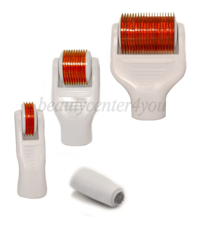 5合1 Derma Roller护肤套装钛合金适用于脂肪团、皱纹、痤疮、疤痕 — 第 2/4 张图片