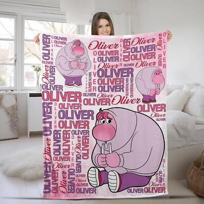 Personalized Embarrassment Watercolor Disney Pixar Inside Out Blanket, Disgust