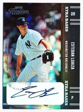 2005 Playoff Prestige Esteban Loaiza Signature Xtra Bases Black #100 (04/10)